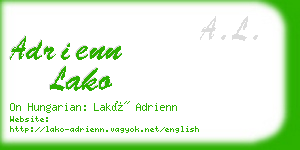 adrienn lako business card